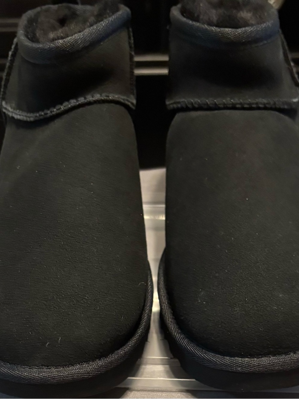 UGG Women’s Black Suede Short Boot